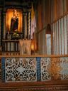 Fine woodwork and color everywhere.